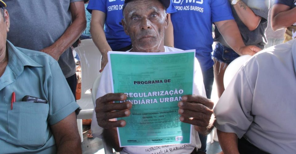 Agehab vai às Moreninhas em mutirão para regularizar cadastro de imóveis